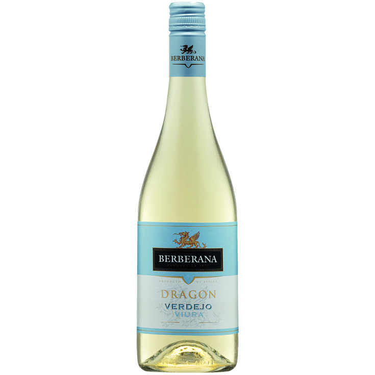 VINO BLANCO DRAGON VERDEJO D.O. TIERRA CASTILLA, 75CL BERBER