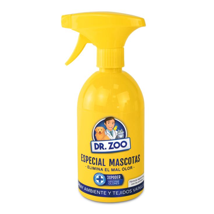 SPRAY ESPECIAL MASCOTAS Y TEJIDOS, 500ML DR. ZOO