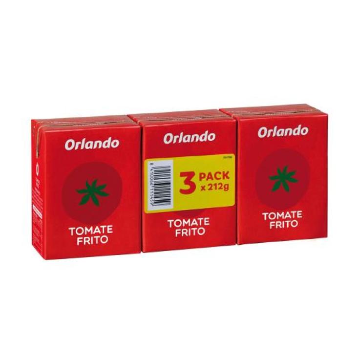 TOMATE FRITO BRIK, 3X212GR ORLANDO