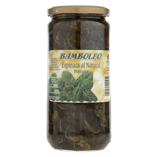 ESPINACAS AL NATURAL, 720G BAMBOLEO