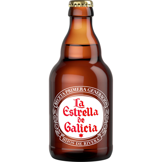 CERVEZA ORIGINAL, 330ML ESTRELLA DE GALICIA