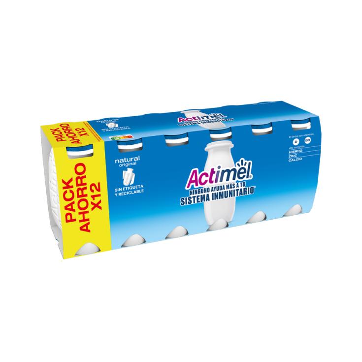 YOGUR ACTIMEL NATURAL, 12X100ML ACTIMEL