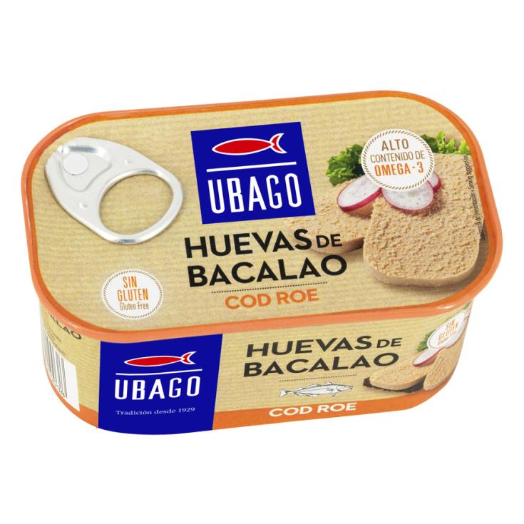 HUEVAS DE BACALAO, 200G UBAGO