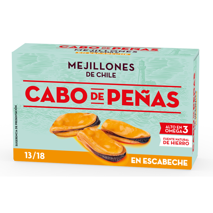 MEJILLON 13/18 PIEZAS CHILE,69G CABO DE PEÑAS