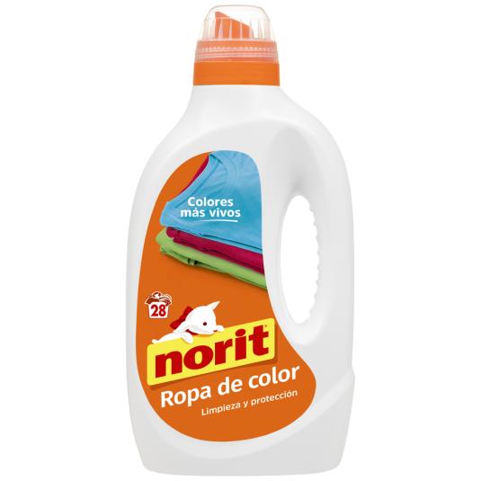 DETERGENTE MAQUINA ROPA COLOR, 28 DOSIS NORIT