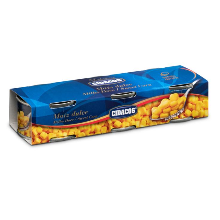 MAIZ DULCE COCIDO, 3X70GR CIDACOS