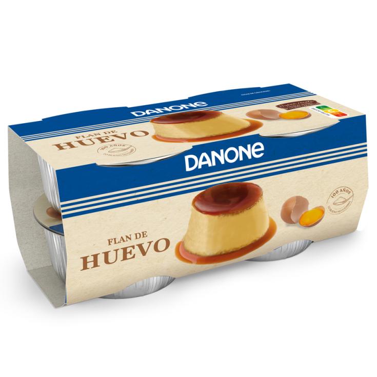 FLAN DE HUEVO, 4X100GR DANONE