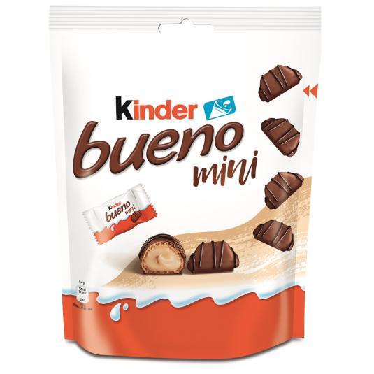 MINI BARRITAS DE CHOCOLATE CON LECHE, 108G KINDER BUENO