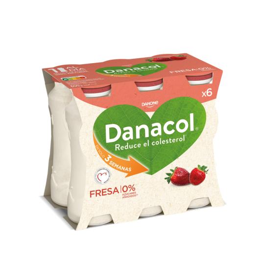 DANACOL FRESA, P6X100 DANONE