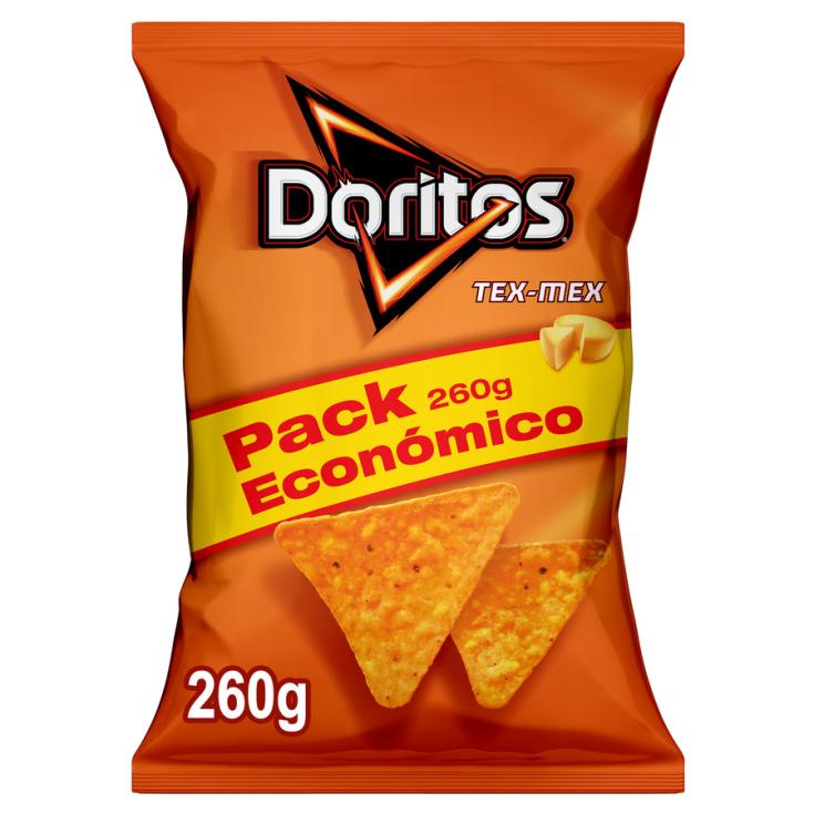 APERITIVOS MAIZ SABOR TEX-MEX , 260G DORITOS