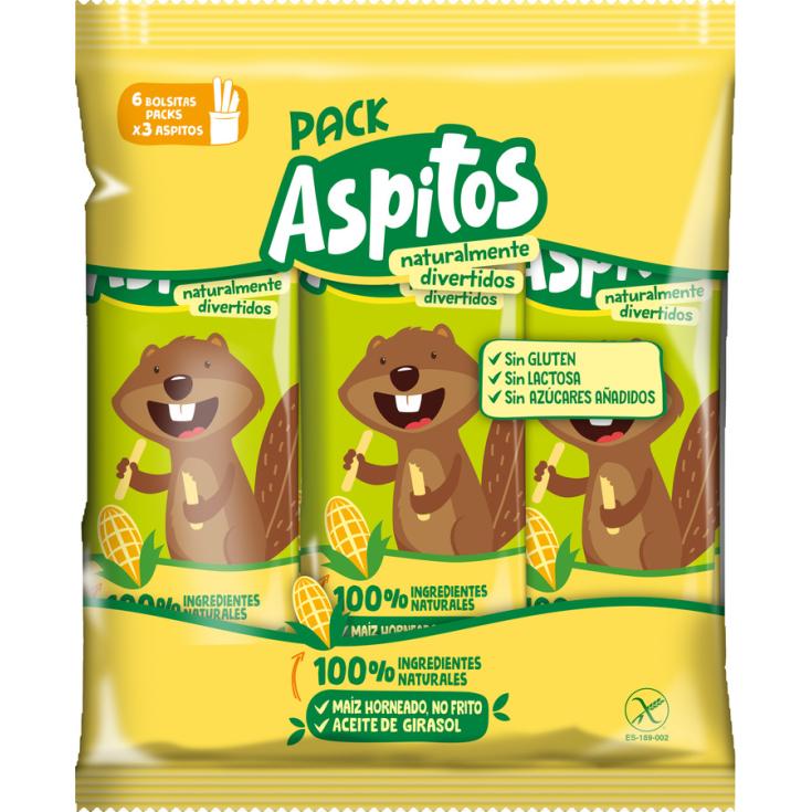 SNACK DE MAIZ HORNEADO, 36GR ASPITOS