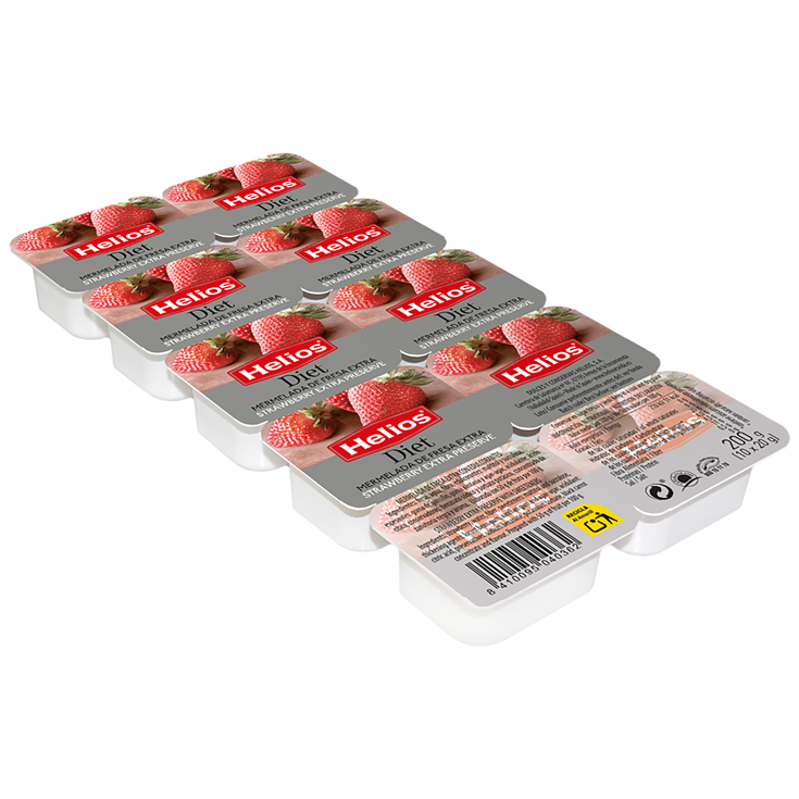 MERMELADA DIET FRESA, 10X20G HELIOS