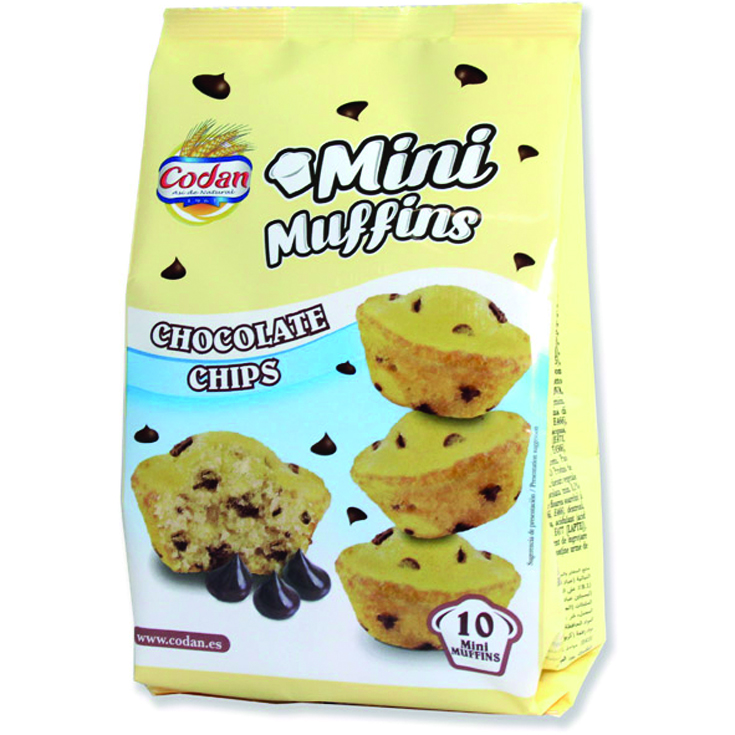 MINI MUFFINS 10 UNIDADES, 118G CODAN