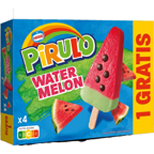 WATER MELON SABOR SANDIA, 4UD PIRULO