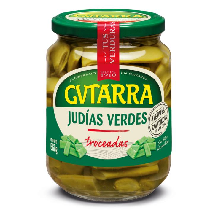 JUDIAS VERDES TROCEADAS, 350GR GUTARRA