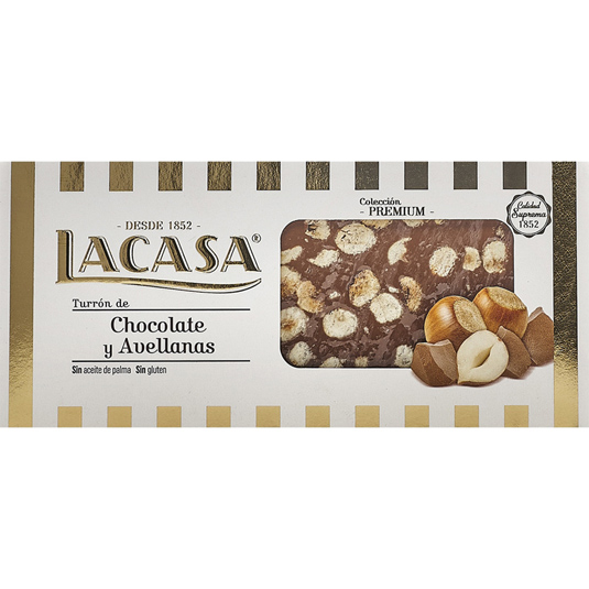 PRALINE DE CHOCOLATE Y AVELLANA, 250G LACASA