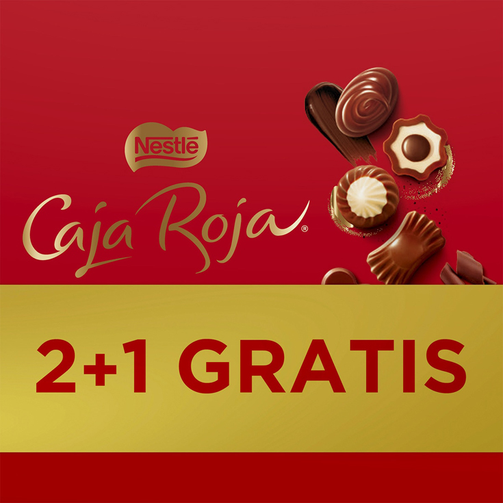 BOMBONES CAJA ROJA, 3X103G NESTLE