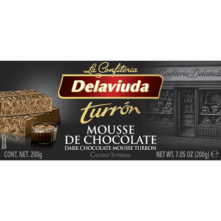 PRALINE MOUSSE DE CHOCOLATE, 200G DELAVIUDA