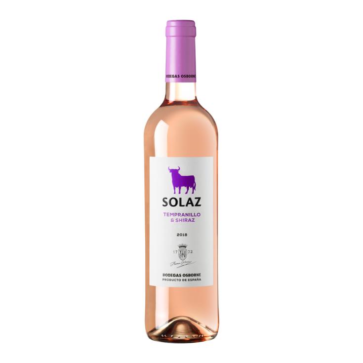 VINO ROSADO D.O T.CASTILLA, 750ML SOLAZ