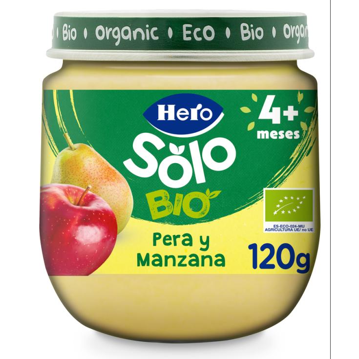 PERA-MANZANA ECO, 120GR HERO BABY SOLO