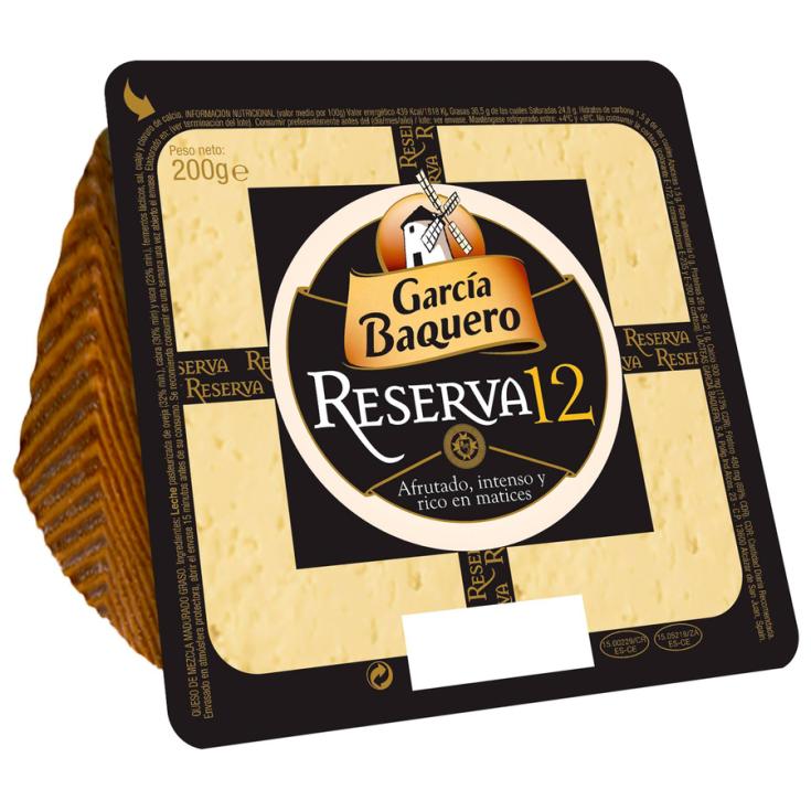 QUESO YA CORTADO GRAN RESERVA CUÑA,200G GARCIA BAQUERO