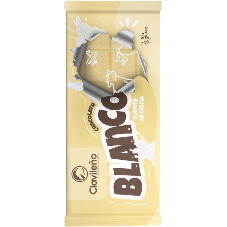 CHOCOLATE BLANCO, 80GR CLAVILEÑO