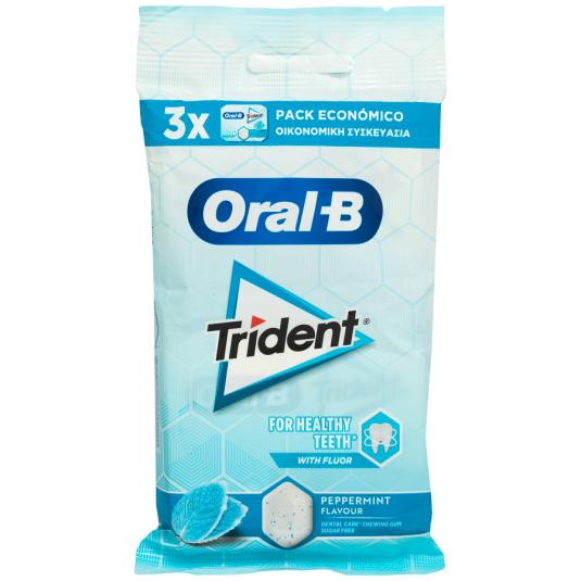 CHICLES ORAL B MENTA , P3 TRIDENT