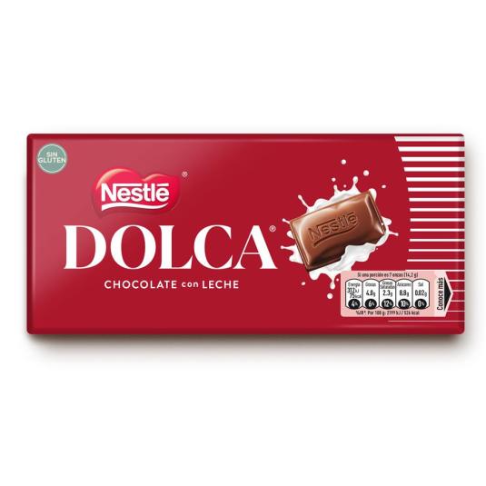 CHOCOLATE CON LECHE, 100GR DOLCA