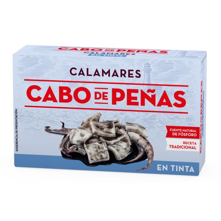 TROZOS DE CALAMARES EN SU TINTA, 115GR CABO DE PEÑAS