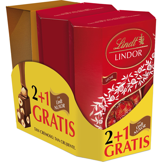 LINDOR CORNET, 2X200G+REGALO LINDT