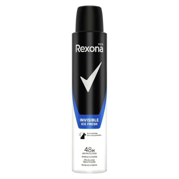 DESODORANTE MEN INVISIBLE SPRAY, 200ML REXONA