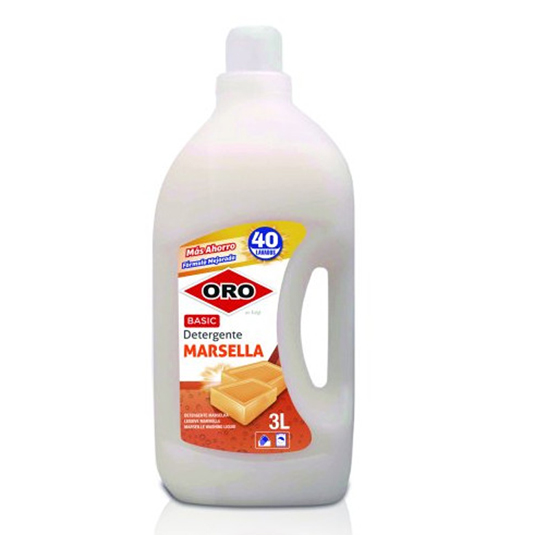 DETERGENTE ACTIVE MARSELLA, 40 DOSIS QUIMICAS ORO