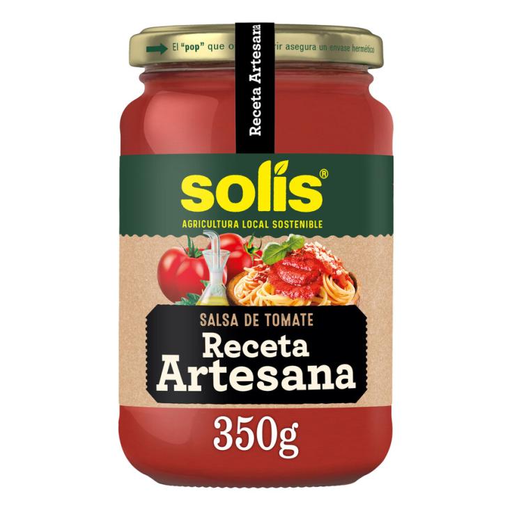 TOMATE FRITO CASERO SIN TROZOS, 350G SOLIS