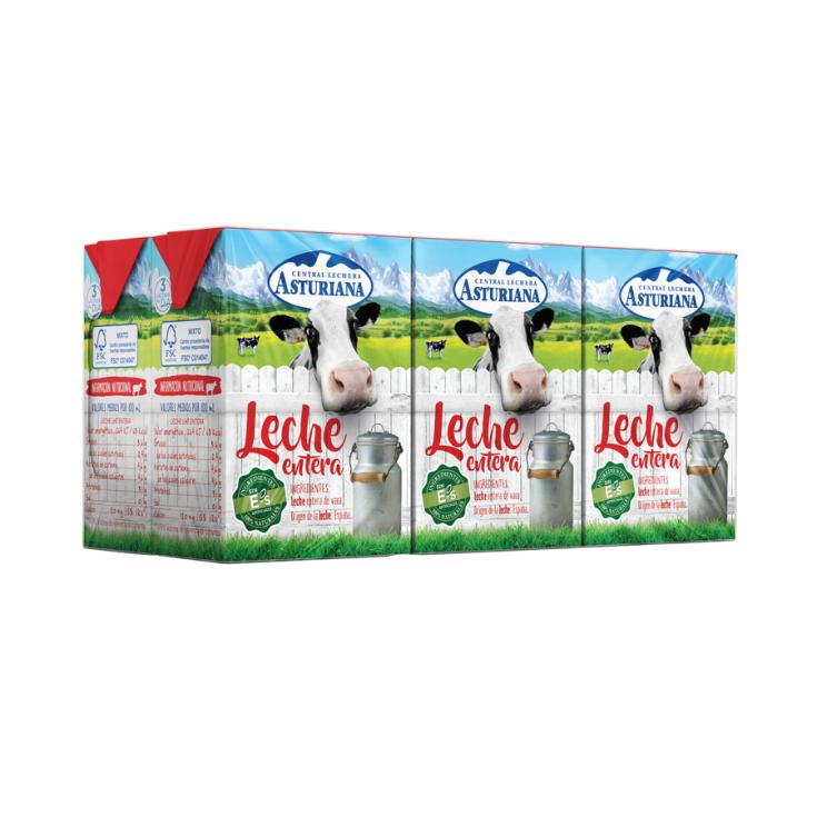 LECHE ENTERA PACK 6 X 200 ML ASTURIANA