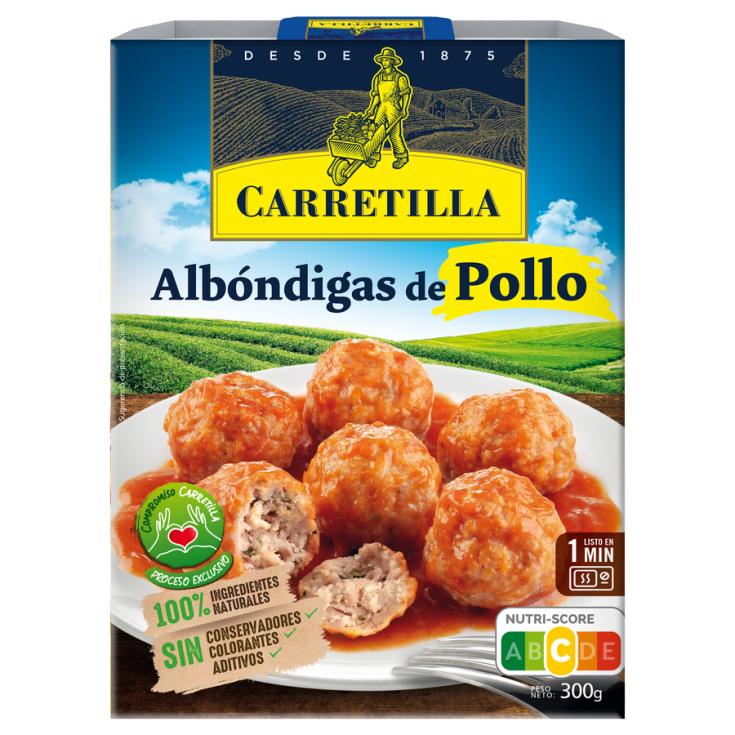 ALBONDIGAS DE POLLO, 300GR CARRETILLA