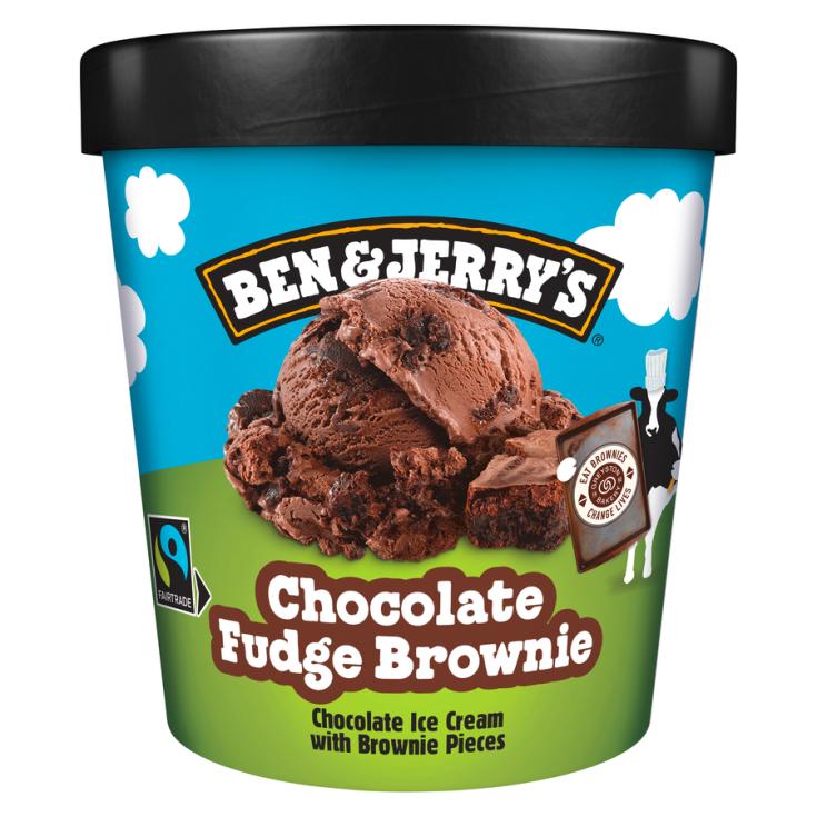 HELADO DE CHOCOLATE CON BROWNIE, 465ML BEN&JERRY'S