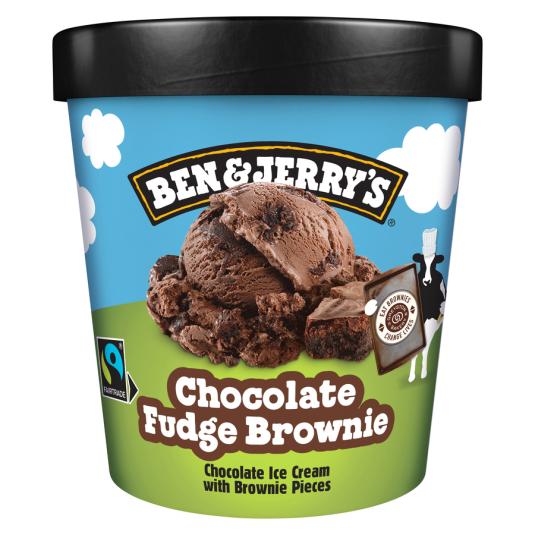 HELADO DE CHOCOLATE CON BROWNIE, 465ML BEN&JERRY'S
