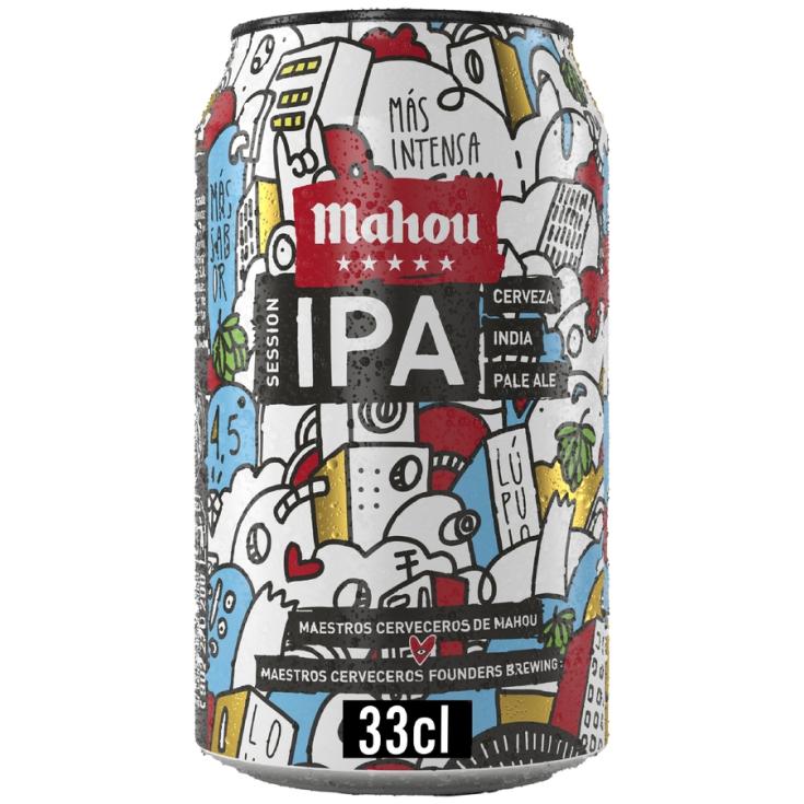 CERVEZA 5 ESTRELLAS IPA, 330ML MAHOU