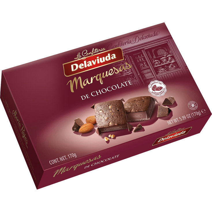 MARQUESAS DE CHOCOLATE, 170G DELAVIUDA