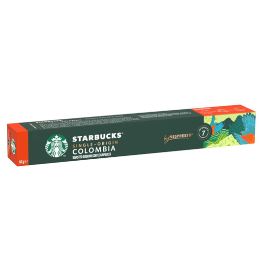 CAFÉ NESPRESSO COLOMBIA, 10 CÁPSULAS STARBUCKS