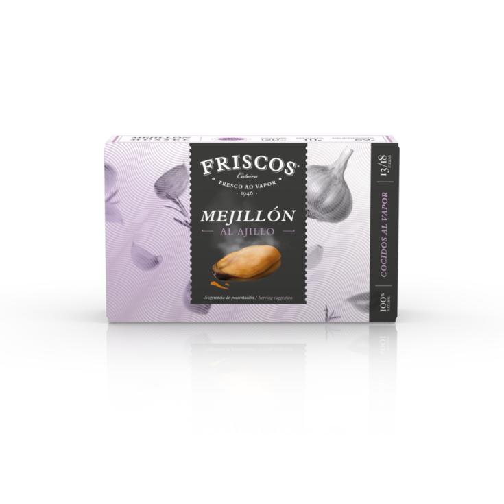 MEJILLONES AL AJILLO 13/18 PIEZAS, 69G FRISCOS