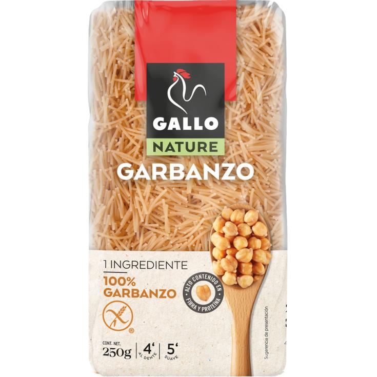 FIDEO 100% GARBANZO, 250GR GALLO