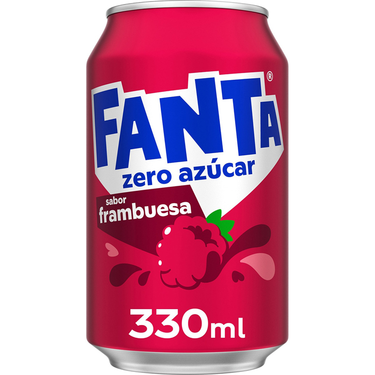 ZERO FRAMBUESA LATA 33CL FANTA