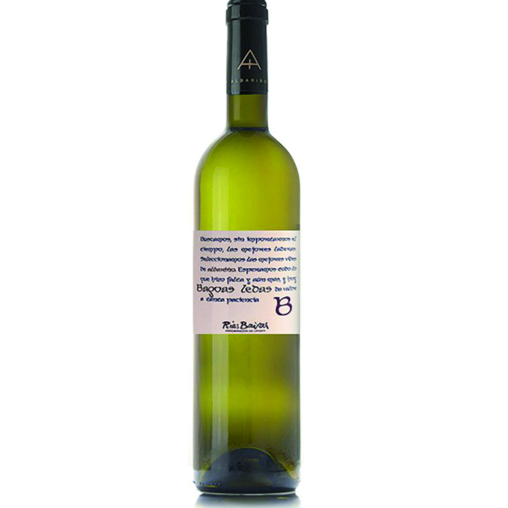 VINO ALBARIÑO BLANCO D.O. RIAS BAIXAS ,75CL BAGOAS LEDAS