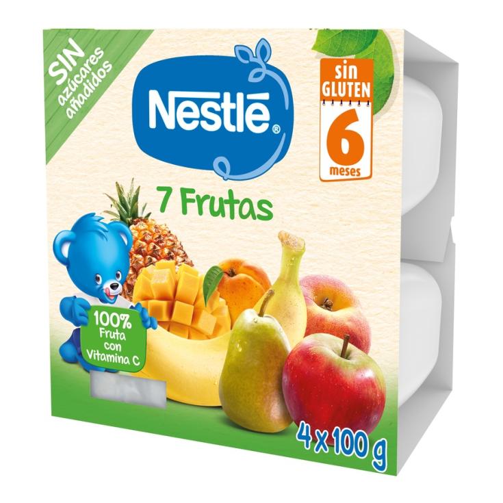 TARRINA 7 FRUTAS, 4X100G NESTLE