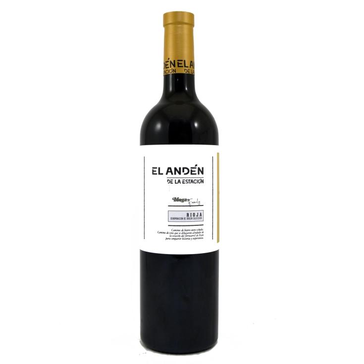 VINO TINTO EL ANDÉN D.O. RIOJA, 750ML MUGA