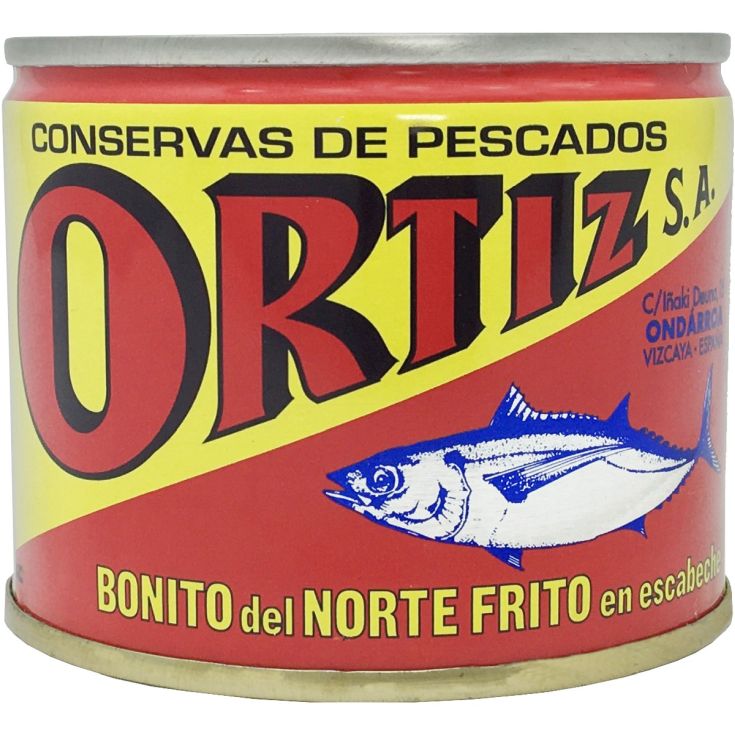 BONITO FRITO ESCABECHE, 140G CONSERVAS ORTIZ