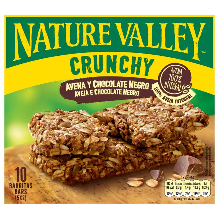 BARRITAS DE CEREALES AVENA CHOCO, 210G NATURE VALLEY