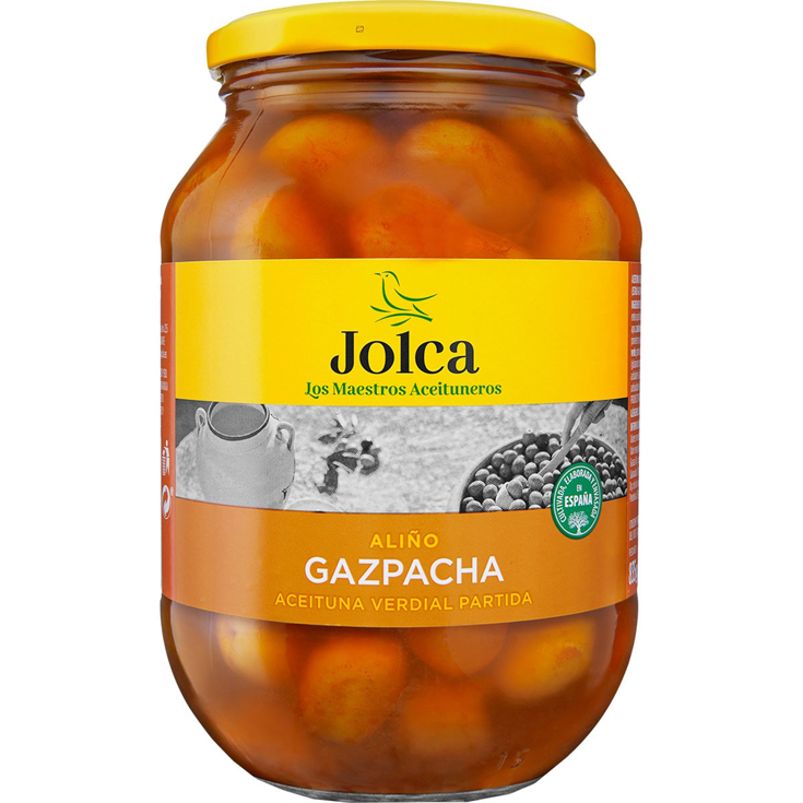 ACEITUNA GAZPACHA JOLCA FRASCO, 400G JOLCA