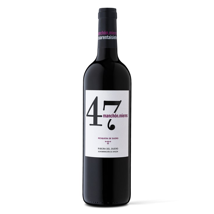 VINO TINTO 47 CRIANZA D.O.R.DUERO, 750ML MANCHÓN MIERES